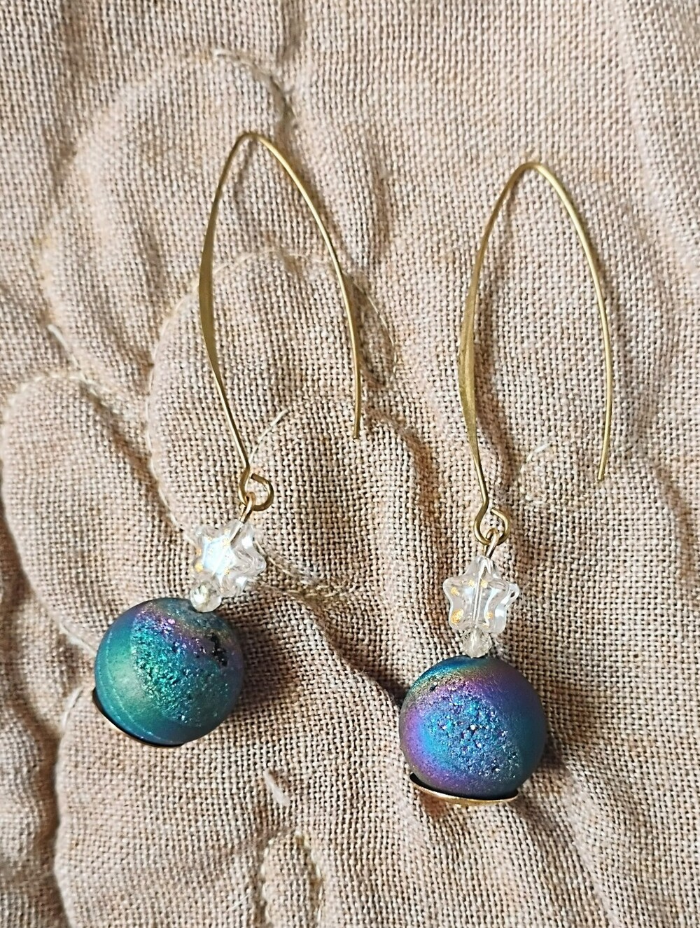 Handmade 'Planetary' Druzy Earrings